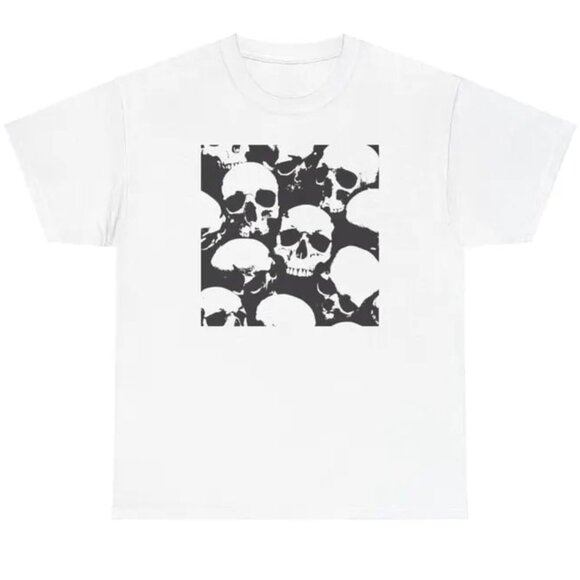 Tops - Skulls Tee, Unisex Shirt,  Graphic Halloween Shirt